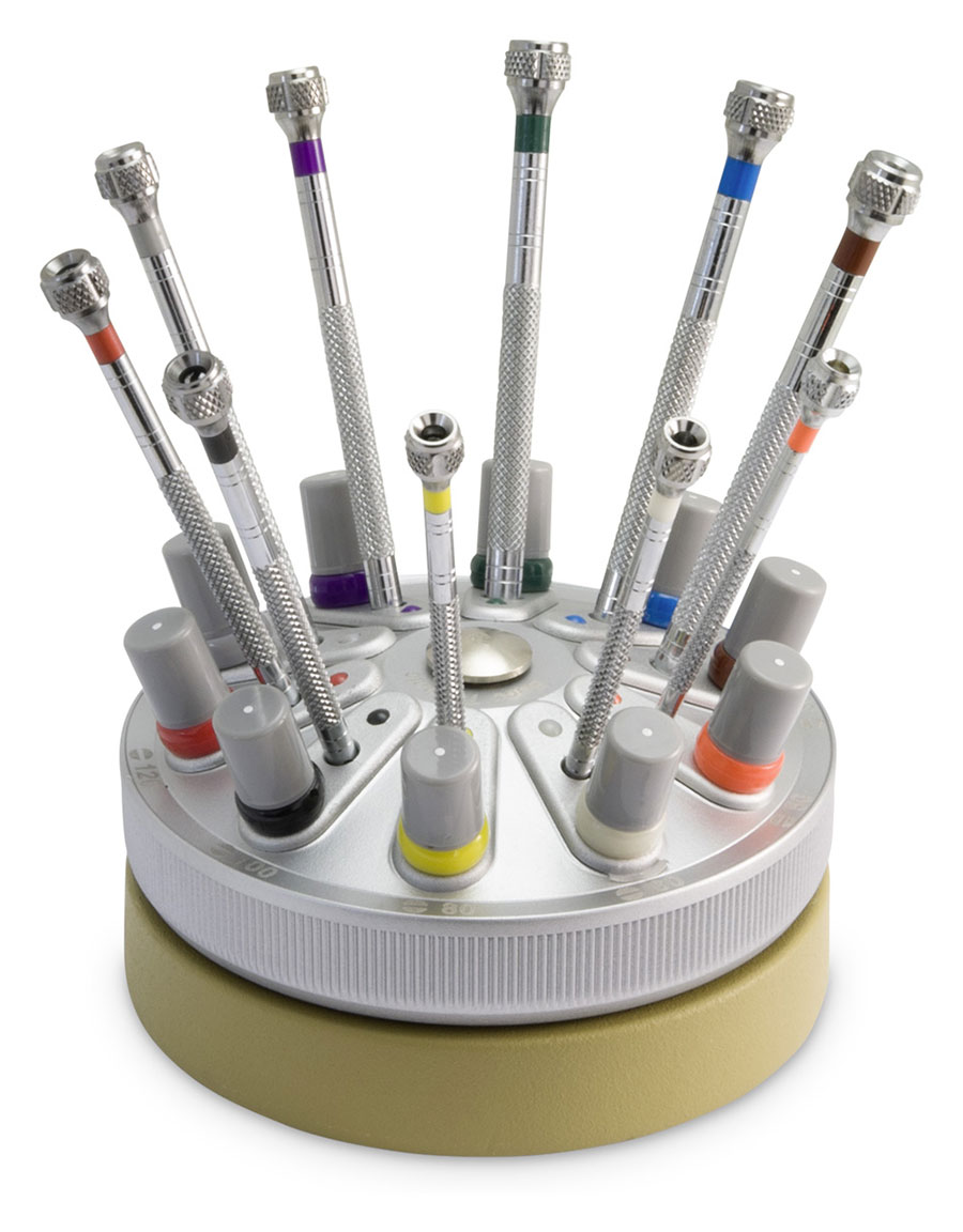 Rotatable Base with 10 Screwdrivers
