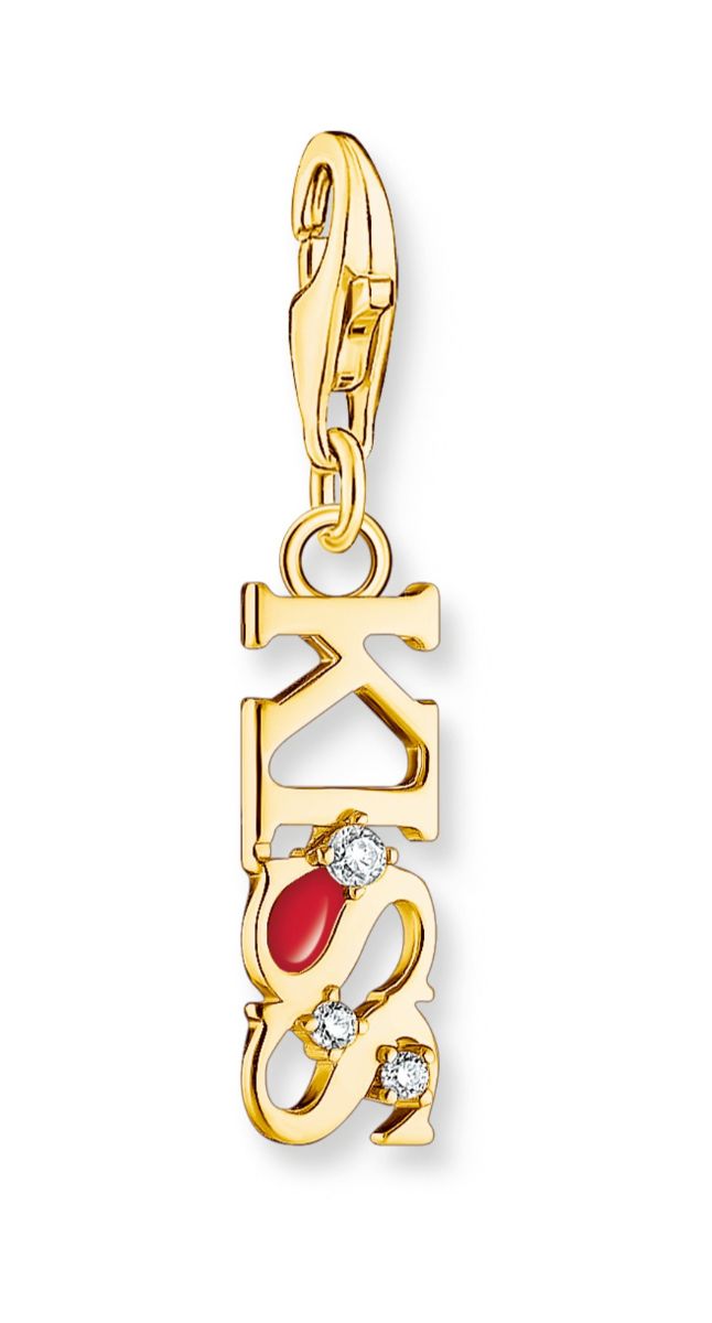 Thomas Sabo Charm Club Charmista As We Kiss Kiss charm charm 2067-565-10