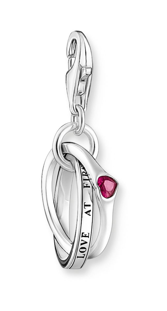 Thomas Sabo Charm Club Charmista As We Kiss Together Ring charm 2070-639-10