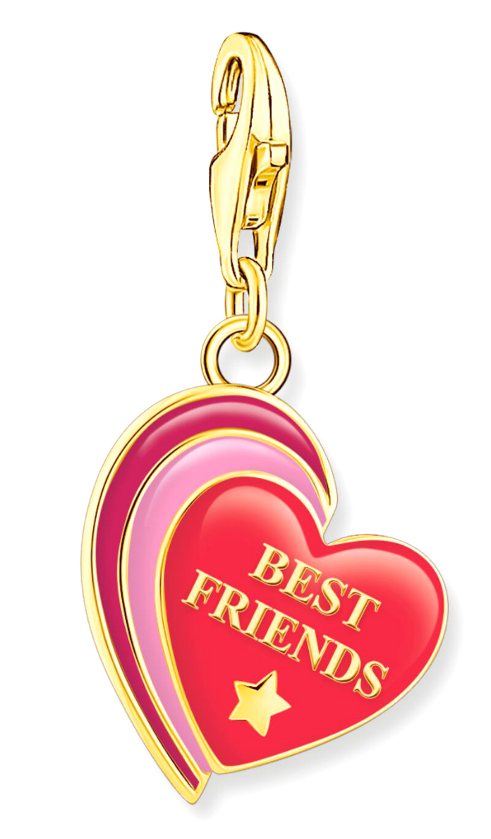 Thomas Sabo Charm Club Charmista As We Kiss Best friends charm 2117-427-10