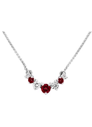 Kohinoor Tia ruby diamond-necklace 213-405VR-21