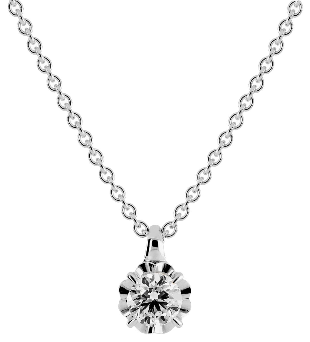 Kohinoor Vega white gold diamond necklace 213-445V-05