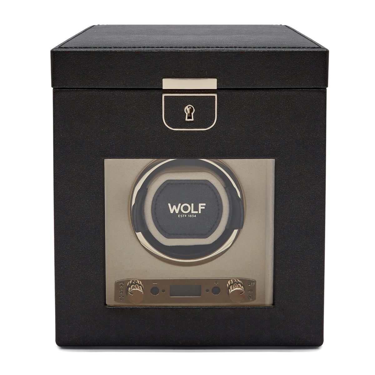 WOLF Palermo Single Watch Winder with Storage 213702