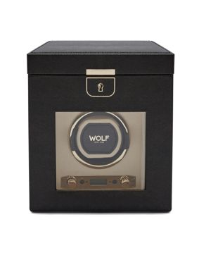 WOLF Palermo Single Watch Winder with Storage 213702