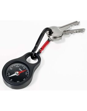 Troika carabiner Compass Key chain COS10/BK