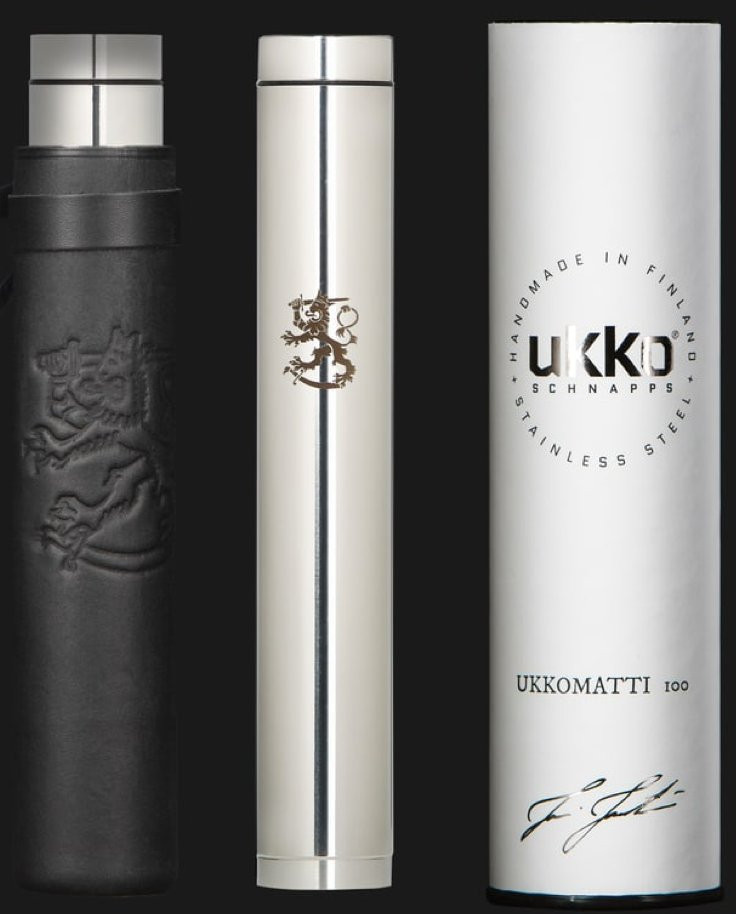Ukkomatti 100 Finnish Lion (10333) pocket flask