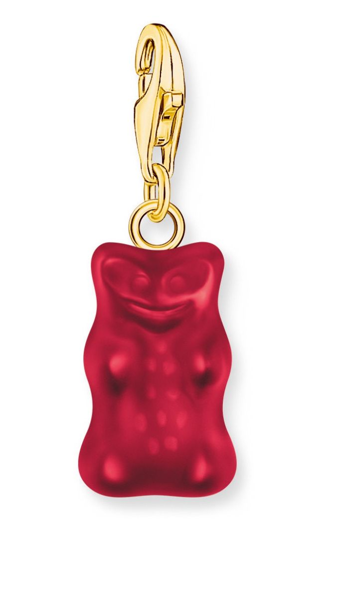 Thomas Sabo Haribo gold-plated golbeard in red pendant 2190-413-10