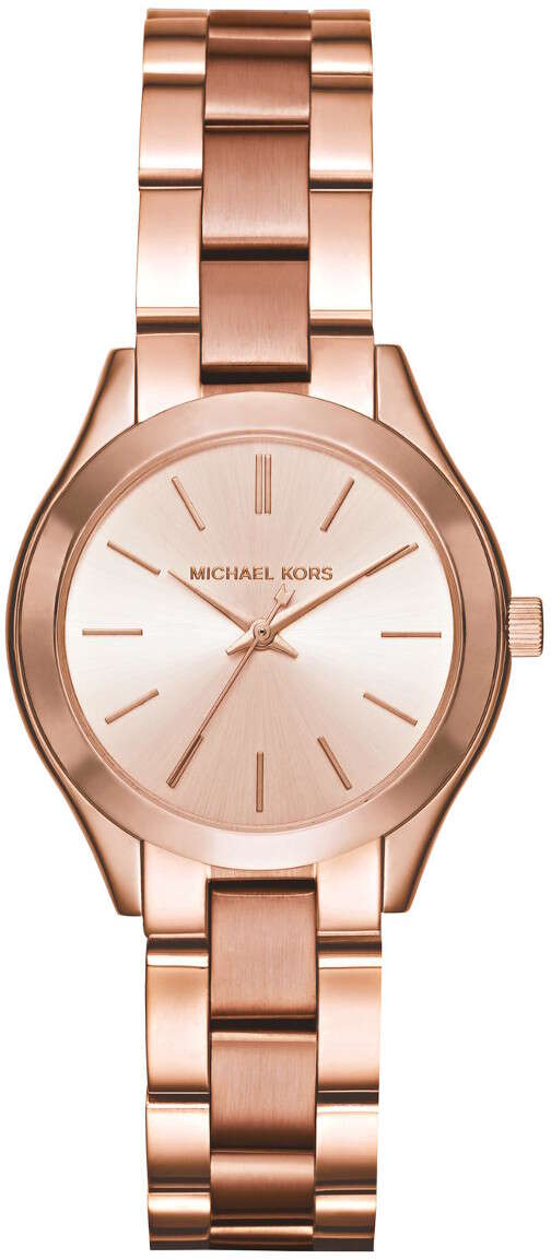 Michael Kors Mini Slim Runway MK3513 rose gold ladies watch Michael Kors MK3513 Mini Slim Runway Rose Gold Tone  main image 2