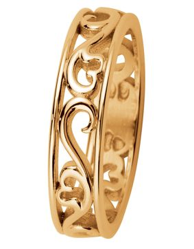 Kohinoor 013-250 Laure Golden Filigree Ring