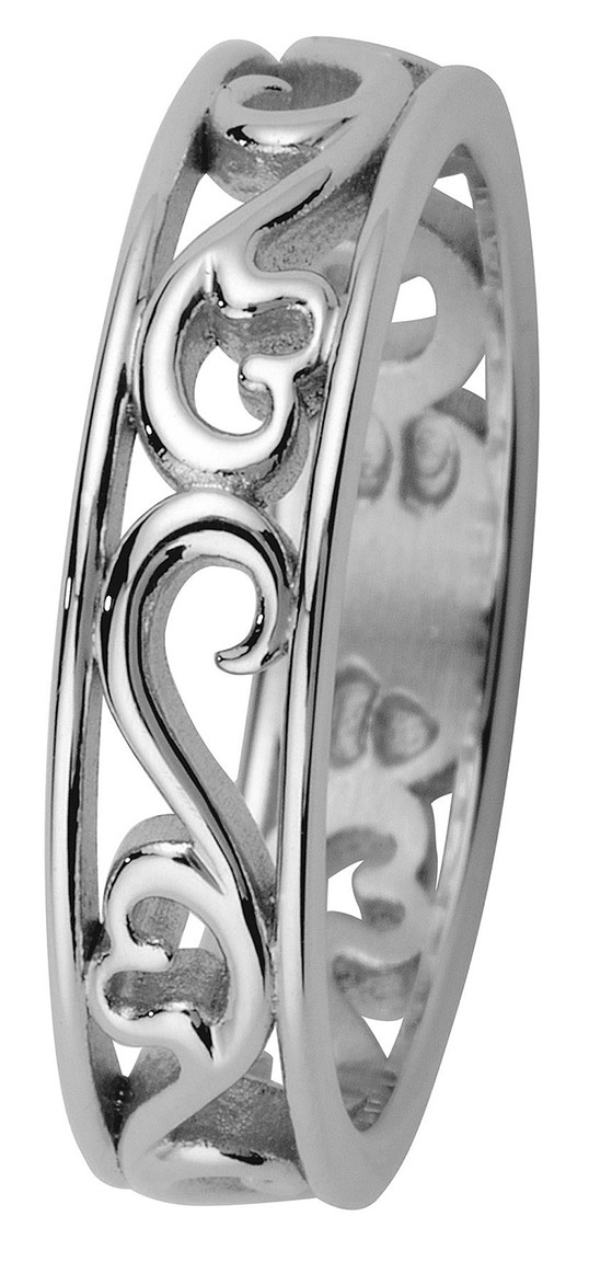 Kohinoor 013-250V Laurel Filigree Light Gold Ring