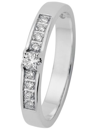 Kohinoor 033-208V-15 Diamond Ring White Gold Violetta