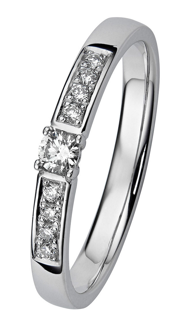 Kohinoor 033-210V-13 Diamond Ring White Gold Margit