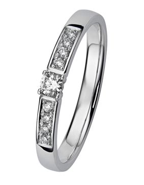 Kohinoor 033-210V-13 Diamond Ring White Gold Margit
