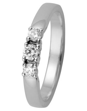 Kohinoor 033-210V-22 Diamond Ring White Gold Margit