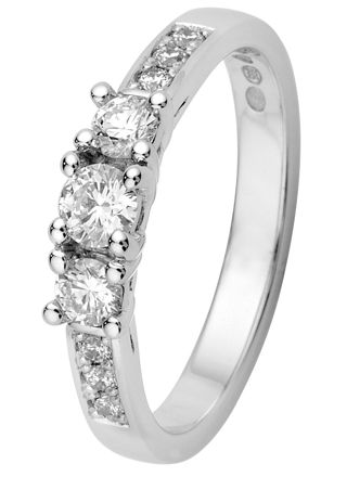 Kohinoor 033-210V-44 Diamond Ring White Gold Margit