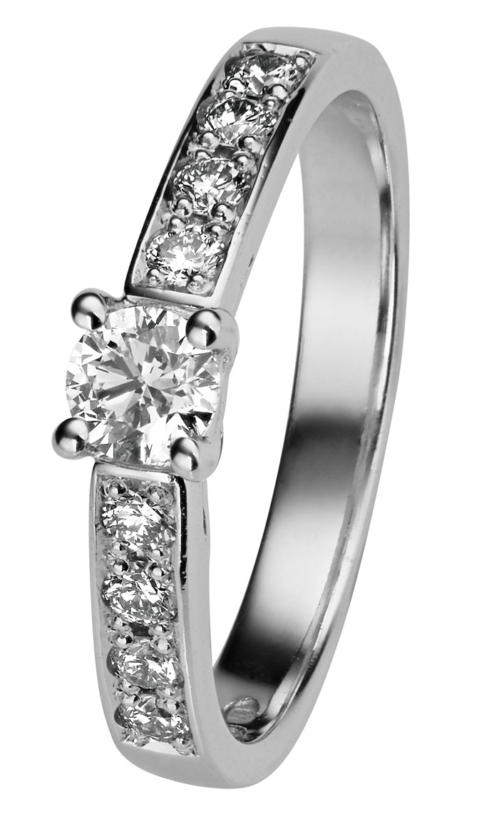 Kohinoor 033-210V-49 Diamond Ring White Gold Margit