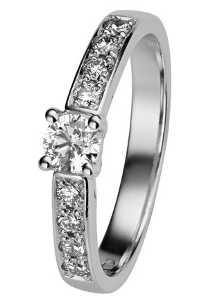 Kohinoor 033-210V-49 Diamond Ring White Gold Margit