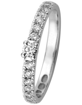 Kohinoor 033-216V-24 Diamond Ring White Gold Estelle