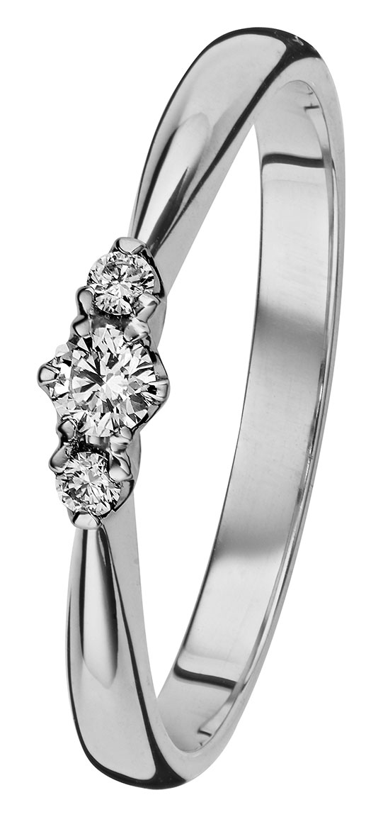 Kohinoor 033-235V-11 white gold Diamond Ring Helene