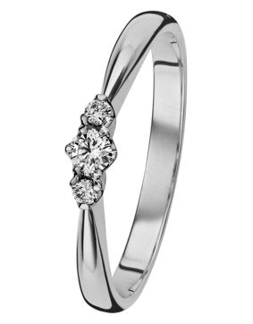 Kohinoor 033-235V-11 white gold Diamond Ring Helene