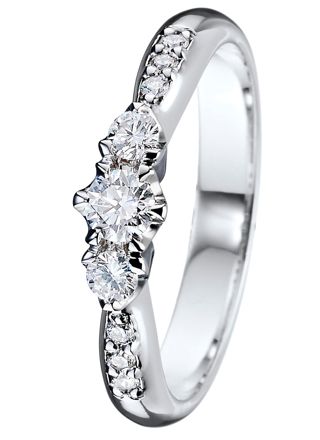 Kohinoor 033-235V-31 Diamond Ring White Gold Helene