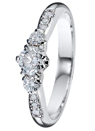 Kohinoor 033-235V-48 Diamond Ring White Gold Helene