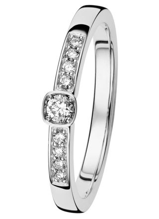 Kohinoor Diamond Ring White Gold 033-240V-15 Stella