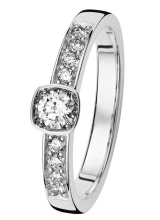 Kohinoor 033-240V-35 Diamond Ring White Gold Stella
