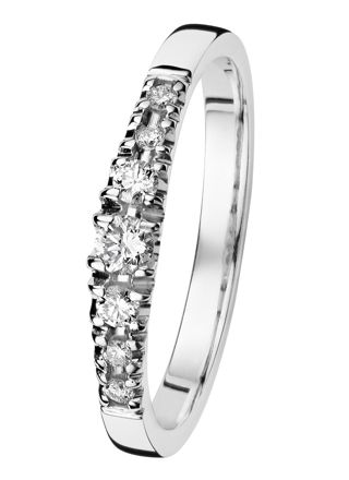 Kohinoor 033-244v-18 Diamond Ring White Gold Cristal