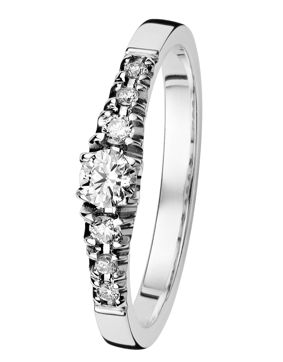 Kohinoor 033-244v-24 Diamond Ring White Gold Cristal