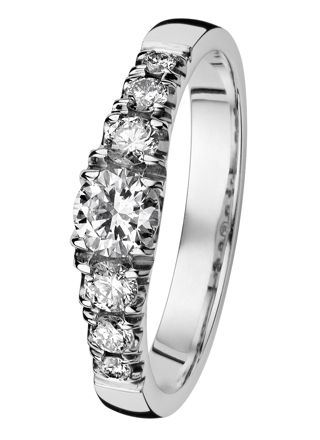 Kohinoor 033-244v-60 Diamond Ring White Gold Cristal