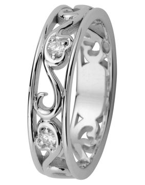Kohinoor 033-250V-03 Diamond Ring White Gold Laurel