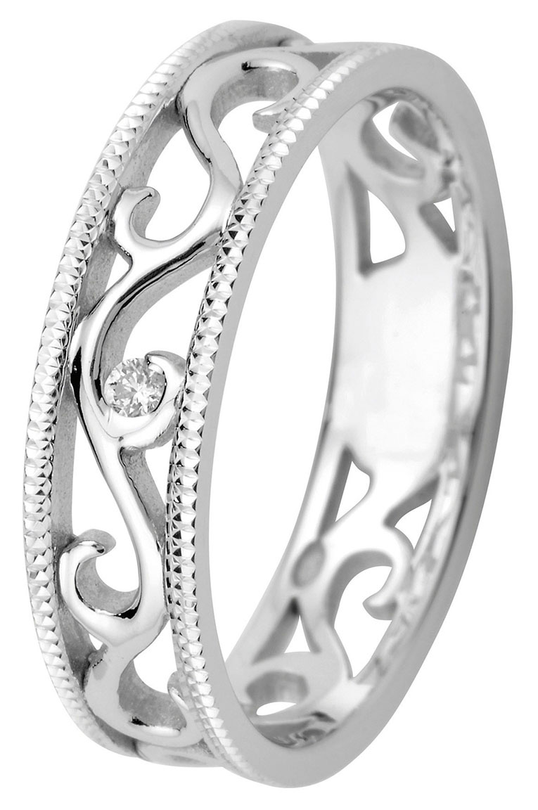 Kohinoor 033-252V-02 Diamond Ring White Gold Laurel