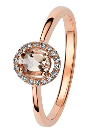 Kohinoor 033-P5186P Diamond Ring Rose Gold