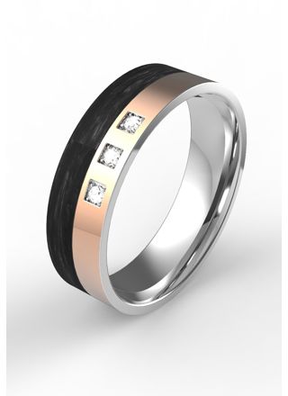 Bosie 5mm titanium-carbon ring TICMIR-2016-93