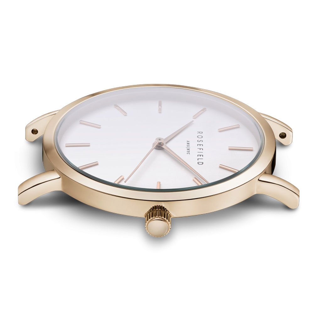 Rosefield the mercer white rose gold outlet