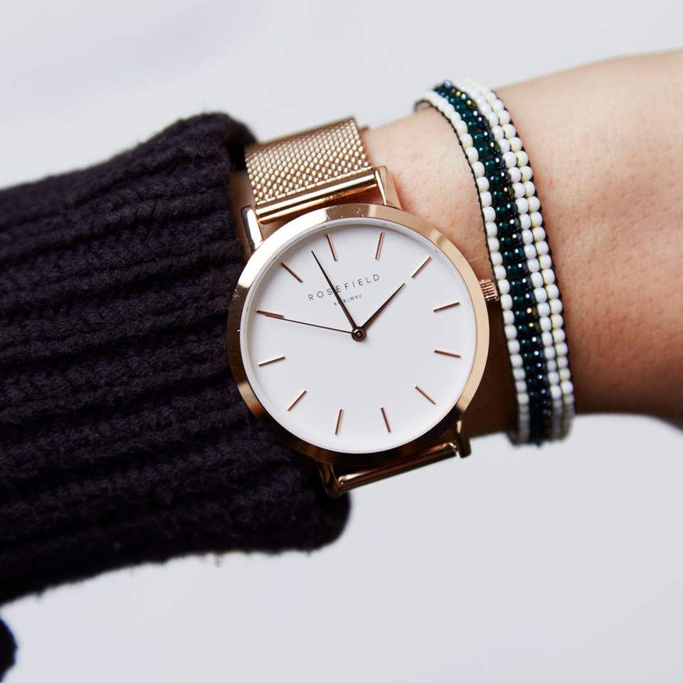 Rosefield the mercer white rose gold discount