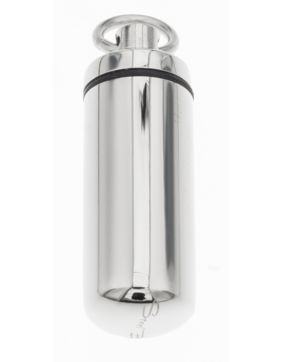 Silver Bar Jar pendant with a cork steel 30mm 2272