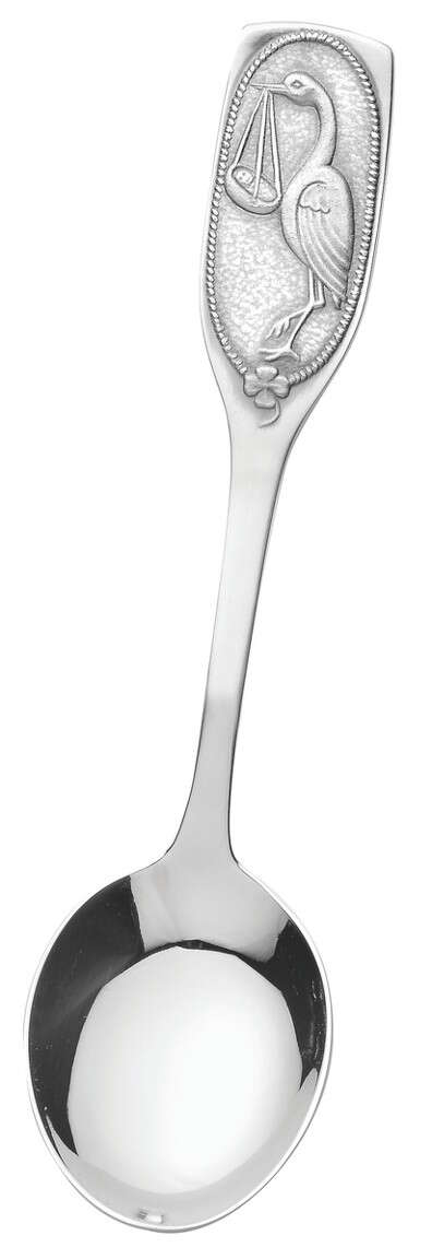 Christening Spoon Stork 521-632