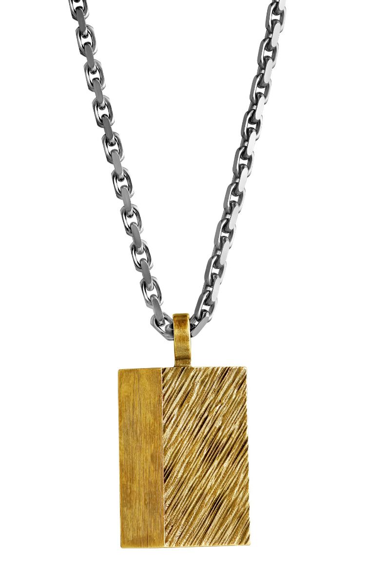 Lempikoru Force patinated bronze necklace tag 22 505 00 550