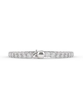 TI SENTO silver-colored white tennisbracelet 23042ZI