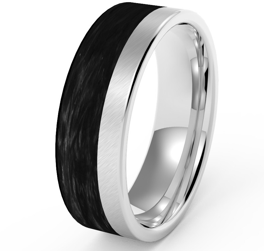 Bosie TICMIR2016-124/6 titanium/carbonfiber ring 6mm