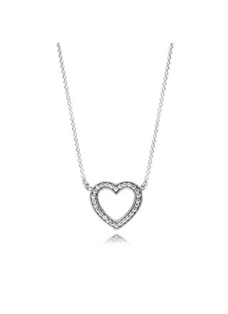 Pandora necklace 590534CZ-45 Ribbons of love