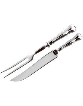 Chippendale silver roast pliers