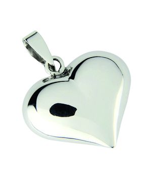 Silver Bar heart pendant 22 mm 4726