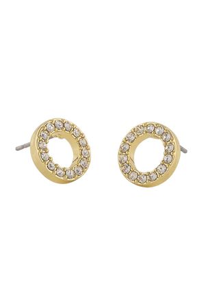 SNÖ of Sweden 748-6601251 Pi coin ring earrings 8mm