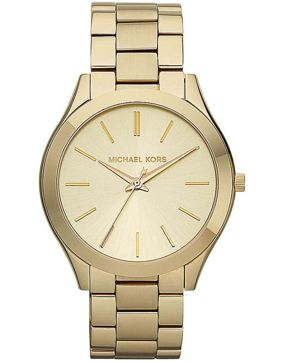 Michael Kors MK3179 Slim Runway Gold-Tone