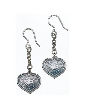 Kalevala Eura Heart earrings silver 2610951K