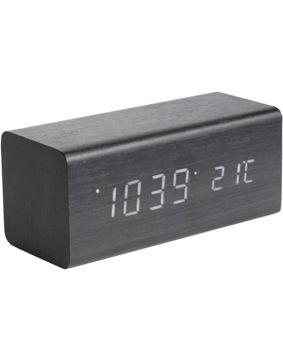 Karlsson KA5652BK Block alarm clock