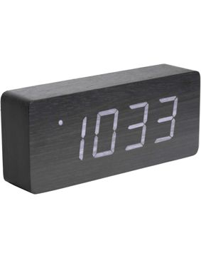 Karlsson KA5654BK Tube alarm clock